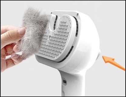 Pet Steam Brush | Smoother and Tangle-Free Grooming