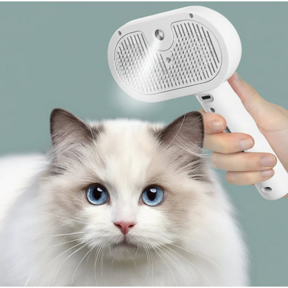 Pet Steam Brush | Smoother and Tangle-Free Grooming