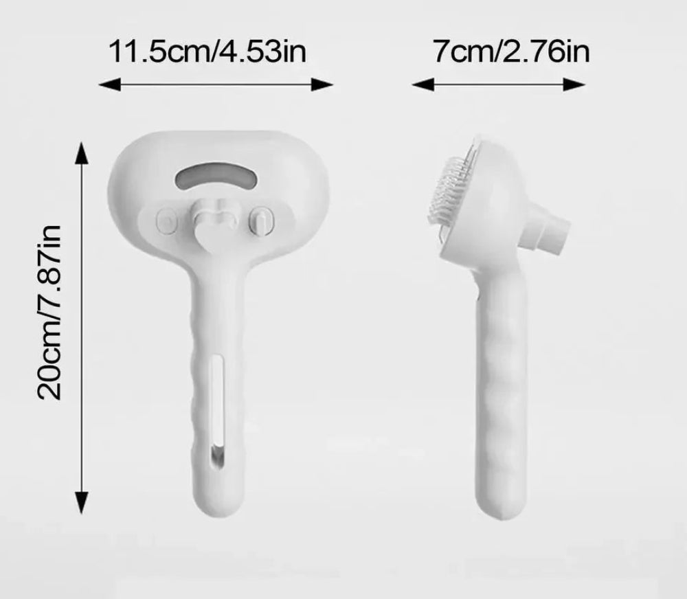 Pet Steam Brush | Smoother and Tangle-Free Grooming